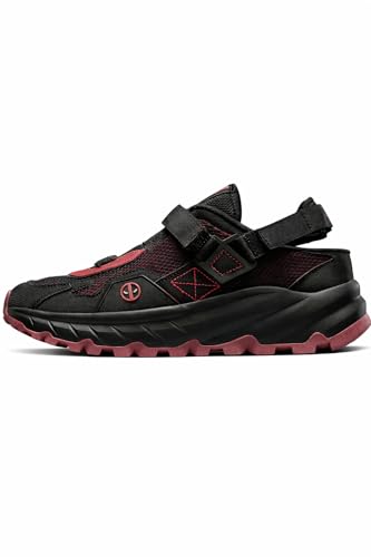Image of The Souled Store Rovers: Men and Boys Low Top Streetwear Fashion Trainer Engineered Breathable Mesh Rugged Chunky Sole Velcro Strap Closure Lightweight Mules