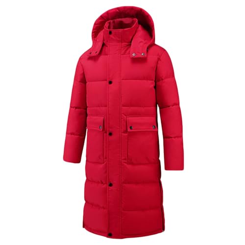 Doudoune longue homme d'hiver vêtement extérieur isolé manteau softshell chaud épais taille L-5XL