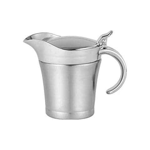 Verve Jelly Thermo Sauciere 450ml Edelstahl Thermosoße Topf Doppelwandige Isolierte Sauciere Topf Servierkanne Eimer Cover