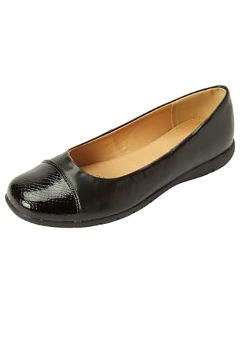 Comfortview Women's Wide Width The Fay Flat