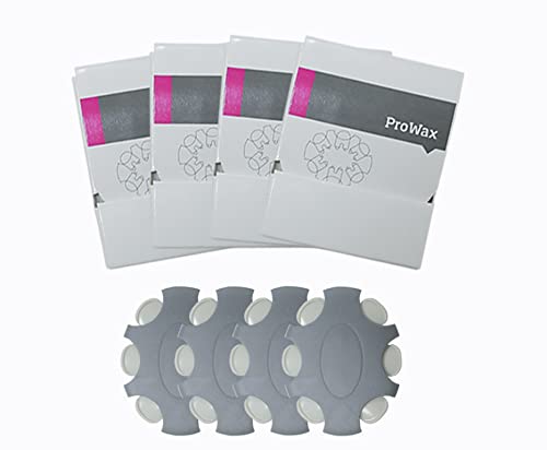 SVR TECHNOLOGY 24-Pcs 2-mm Oticon Prowax Replacement Wax Filters for Oticon Hearing Aid Wax Guard(4 Packs)
