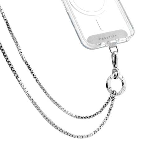 CASETiFY メタル ハート スマホショルダー - シルバー