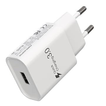 Caricatore USB Ricarica Rapida Quick Charge 3.0 18W Caricabatterie da con Xiaomi Redmi 10C 10 Note 11S 10 Pro Mi 8 Mi 9 Mi 10 Samsung Galaxy A13 A33 5G M13,Xiaomi Google LG