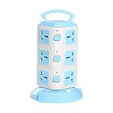 Tower Surge Protector Power Strip Multi Plug Outlet with 3 USB Ports