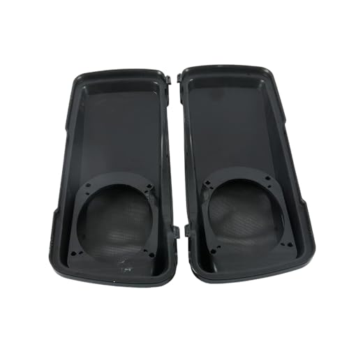 Vivid Black Hard Saddlebag 6x9 Speaker Lids Para Harley Touring Road King Electra Street Glide CVO Ultra Classic 1994-2013 miniatura 6