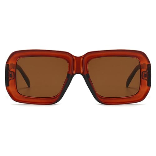 Image of Square Sunglasses For Women Men Trendy Fashion Rectangle Sunglasses Uv Protection Retro Vintage Womens Sunglasses