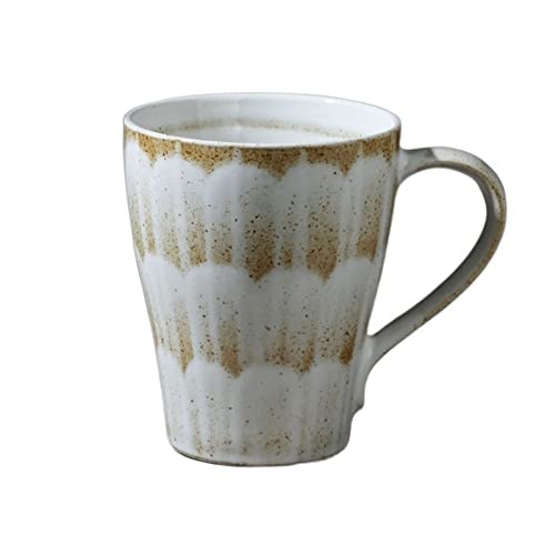 マグカップ コーヒー ミルクティー セラミック 400ml 手作り陶器 中国製 景徳鎮磁器 シンプル