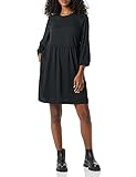 Dieses auffällige Georgette-Minikleid mit 3/4-Ärmeln und Rundhalsausschnitt hat einen Saum, der bis Mitte der Oberschenkel trifft