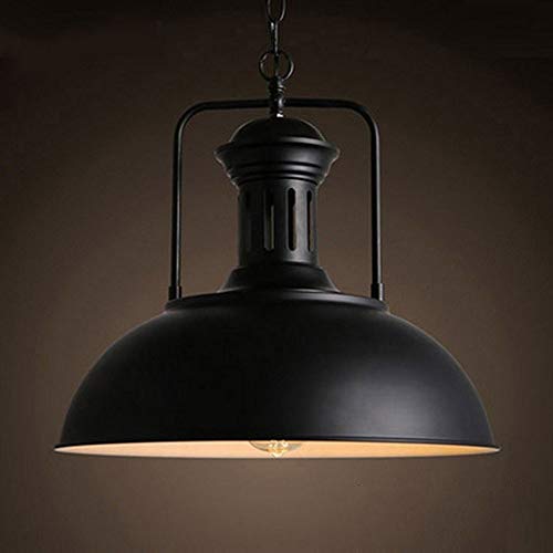 Suspension loft vintage en metal rouille pour eclairage bar et cafe