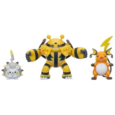 Pokémon Battle Figure 3 Pack with Togedemaru, Raichu, and Electivire Cover