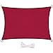 Produktbild CelinaSun Sonnensegel, Sonnenschutz Garten Balkon und Terrasse PES Polyester Wetterschutz wasserabweisend imprägniert Schattenspender 1000151 Rechteck 3 x 6 m rot