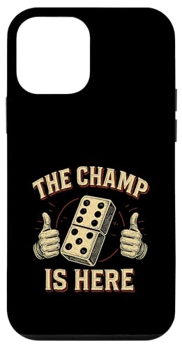 The Champ Is Here Dominoes King Domino Player �^�C�����D�� �X�}�z�P�[�X iPhone 12 mini �p