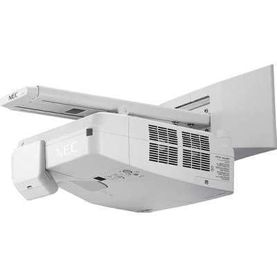 Image of NEC Display Solutions NP-UM351W-WK NP-UM351W-WK 3500-Lumen Widescreen Ultra Short Throw Projector with Wall Mount