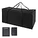 LAMA 210D pokrowiec ochronny na poduszki bożonarodzeniowe, 122 x 39 x 55 cm, wodoszczelny mebel ogrodowy, poduszka odporna na działanie promieni UV, torba do przechowywania, pokrowiec na poduszki ogrodowe, torba z uchwytem do noszenia