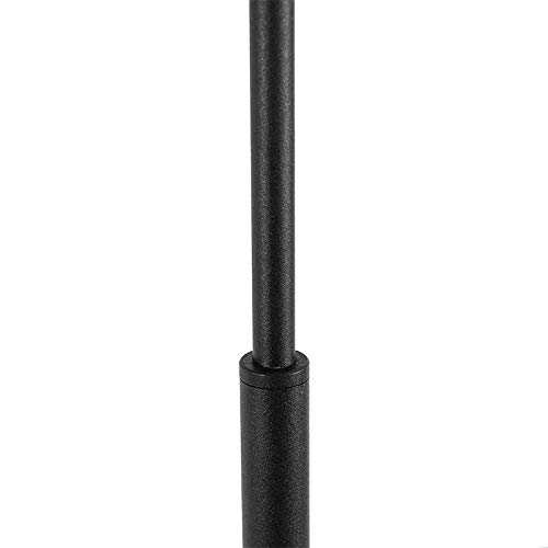 Qazqa Modern Stehleuchte, Stehlampe - Vt - Schwarz Gold, Rund, max. 60W, Geeignet für LED, 150cm, Ideal als Küche lampe, Schlafzimmerlampe und Wohnzimmerlampe