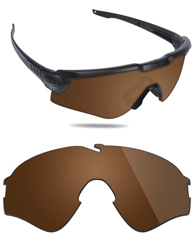Image of Fiskr Polarized Lenses Replacement Compatible with Oakley Si Ballistic M Frame Alpha OO9296 Sunglasses, Impact Resistant