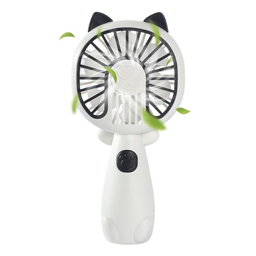 Mini ventilador de mano, mini ventilador silencioso de escritorio para estudiantes, pequeño ventilador de mano, tamaño de bolsillo, ventilador silencioso de escritorio para estudiantes para mujeres y