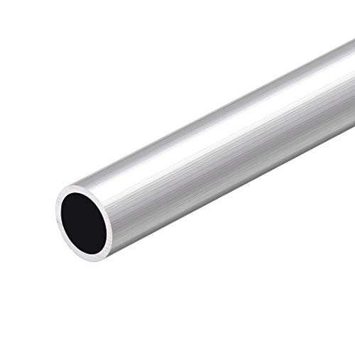 uxcell 6063 Aluminum Round Tube, 300mm Length 19mm OD 16mm Inner Dia Seamless Aluminum Straight Tubing