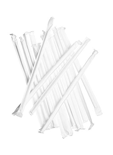Pack de 1000 Pitillos Desechables de Papel Blanco 19.69 cm miniatura 5