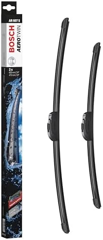 Bosch 3397118909 Zestaw Wycieraczek Przednich, 600mm/475mm, 2 Sztuki w Zestawie