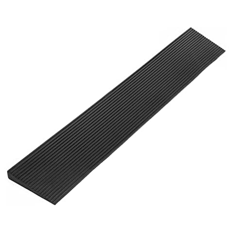 1.2" Rise Rubber Door Threshold Ramp for Wheelchair, 2000 LBS Capacity Natural Non-Skid Solid Rubber for Doorways Heavy Duty Door Step Ramp for Mobility Scooters and Power Chairs Cover