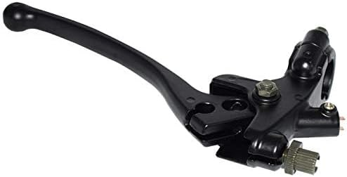 Miniatura 5 de Juego de palanca de cilindro maestro de freno de motocicleta de 78 pulgadas universal con soporte de espejo M10