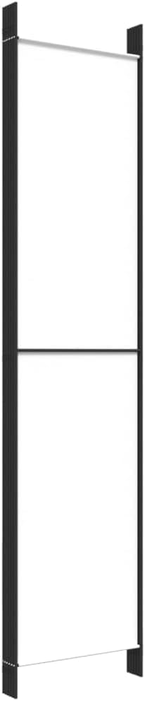 vidaXL 6-Panel Room Divider - Versatile 118.1”x86.6” Space Divider, Made of Durable 100% Polyester Fabric, Foldable Design for Easy Storage, White