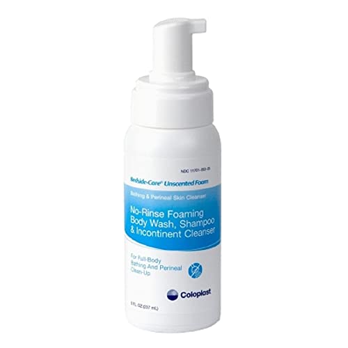 Bedside-Care Foam Rinse-Free Shampoo and Body Wash 8.1 oz. Pump Bottle Unscented 67146 - Sold by: Pack of One