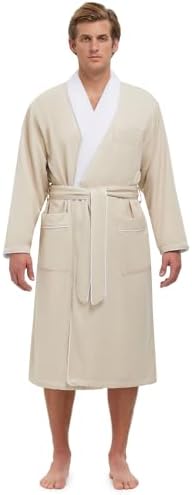 Plush Lined Microfiber Bath Robe for Women or Men - Super Soft, Durable Luxury Spa, Resort & Hotel Bathrobe, Generously Sized