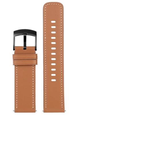 Bracelet Watch Band 20 mm Cuir Rose de la Réunion Connectée au Quotidien