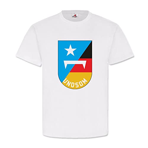 T-shirt UNOSOM Somalie blanc grand format idéal pour vos sorties décontractées