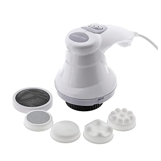 Masajeador eléctrico anticelulitico masajeadores pies | espalda | piernas | cervical | cuello Cinco cabezales, anti-celulitis, flacidez y recuperación muscular