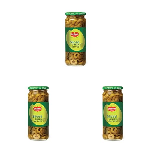 Image of Del Monte Green Sliced Olives 235g l Select Quality Olives Imported from Spain | Italian cuisine ingredient | Low Fat Ready-to-Eat Healthy Snack l 100% Natural and Evenly Cut | Suitable for Pizza, Pasta Topping, Garnishing Salad, Wraps | Source of Fibre, Gluten Free, No Added Preservatives