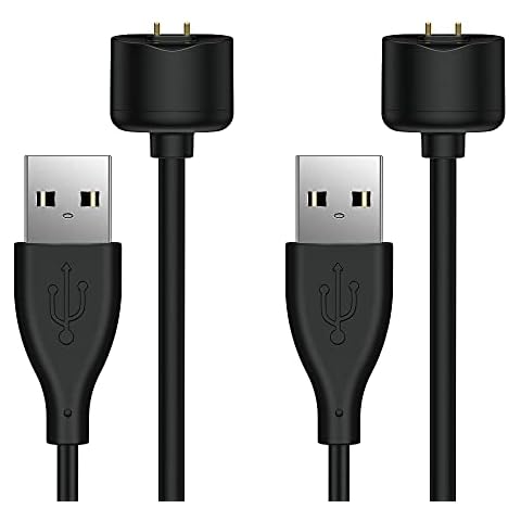 TUSITA Cargador Magnético Compatible con Xiaomi Mi Band y Amazfit Band - 2 Piezas 1M Cover