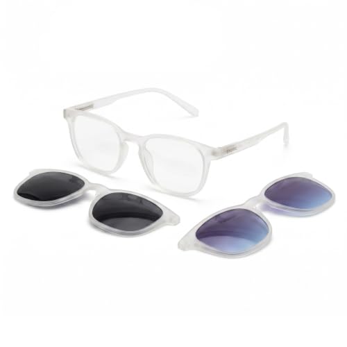 Image of 3-in-1 Magnetic Clip On Sunglasses for Men & Women