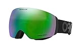 Oakley Flight Deck XM Snow Goggles, Matte Black, Prizm Jade Iridium, Medium