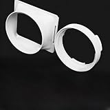 ACOPLADOR DE Manguera DE Escape para Aire Acondicado PORTÁTIL DE 6 Pulgadas, Adaptador DE Ventana Cuadrado A Redondo, Conector DE Tomo DE Unidad DE Aire Acondicado, Hecho