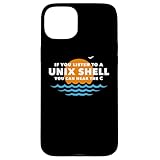 Unix Shell - Computer Science Programming Geek Nerd スマホケース iPhone 15 Plus 用