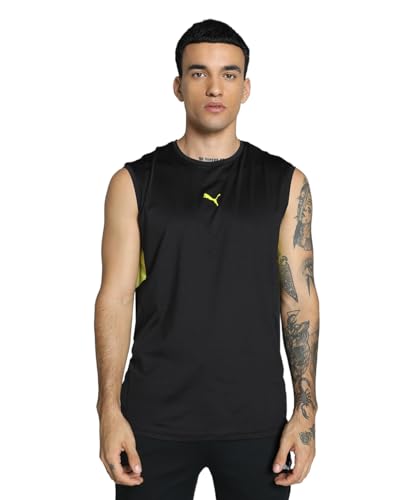 Image of Puma Men's Solid Regular Fit T-Shirt