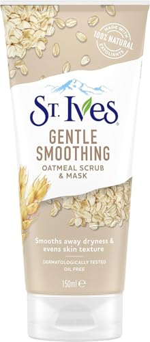 St. Ives Gentle Smoothing Oatmeal Scrub & Mask, 150 ml (Pack of 3) – Nourishing Dual-Action Facial Treatment for Exfoliation and Hydration, Leaving Skin Soft, Radiant, and Visibly Healthy - Image 3