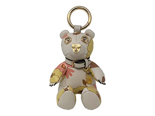 Coach Coated Canvas Bear Bag Charm In Floral Cluster Print Chalk Style No. Ch854 #TOP24