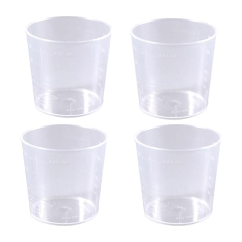 STOBAZA 25pcs Measuring Cups Set Plastic Graduated Beakers Liquid Measurement Beakers for