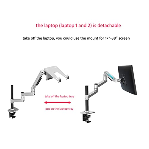 Soporte de escritorio para computadora portátil que elimina el dolor cervical DL-8013LP 5