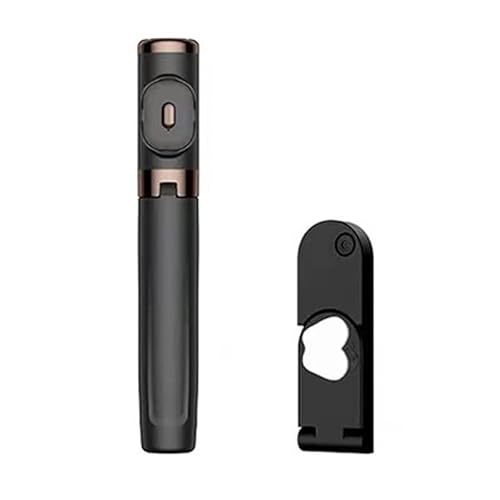 Telefono Treppiede con Pietra Leggero Remoto Professionale Regolabile 360 ¹¹gradi in Lega di Alluminio Stand per Auto -trasmissione in Diretta 104 Cm BLACK