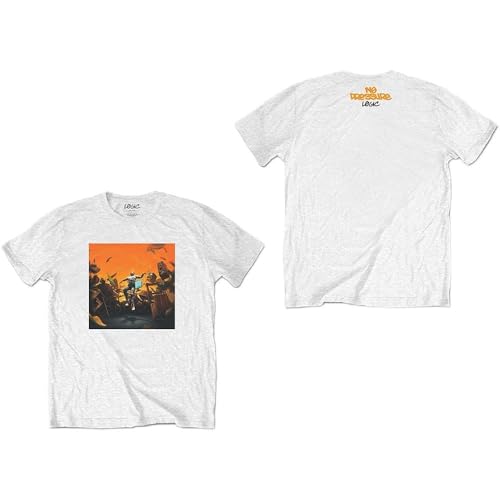 Image of Logic No Pressure Official Tee T-Shirt Mens Unisex (Medium) White