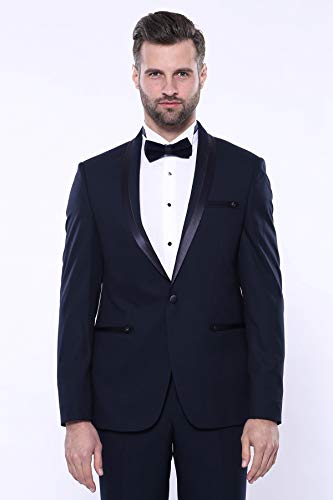 Bufanda con solapas Wessi azul oscuro 46 protege tu cuello 5