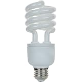 Sunlite SL20/27K/D Dimmable Spiral CFL Light Bulb, 20 Watts (75W Equivalent), Medium Base (E26),...