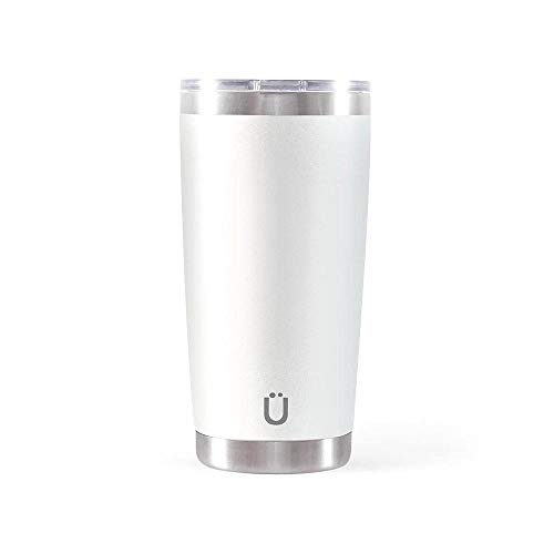 Copo Térmico para Cerveja Lucky 591ml Inox Off White -