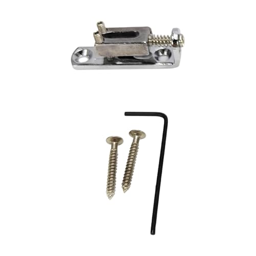 Easy Installation Electric Guitar Bridge with Simple Setup Process Metal Texture for Quick Home Upgrade Compatibility Adjustable