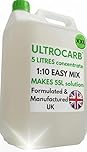Ultrasonic Cleaner Fluid Concentrate 5 Litre – Carburettor & Engine Parts Cleaning Solution for Ultrasonic Baths, Professional Grade